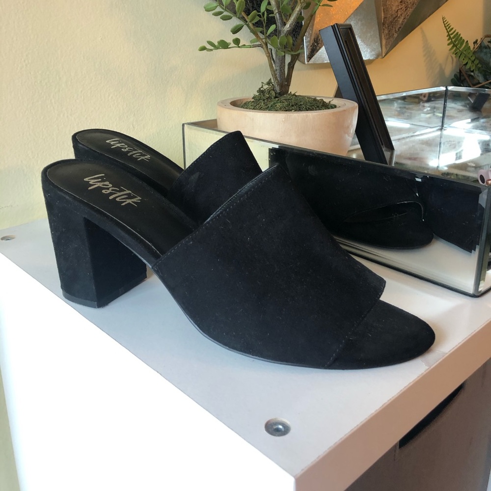 Black Mule Heels